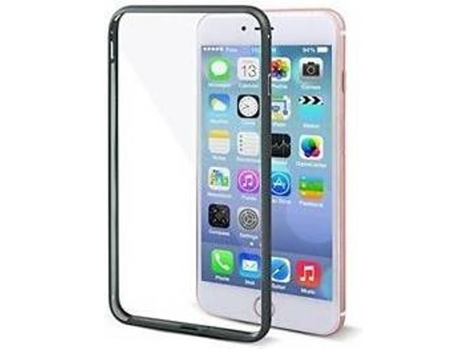 Carcasa iPhone 6 Plus 4-OK Bumper Negro