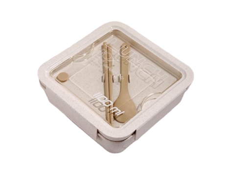 Geyecete caja bento con cubiertos