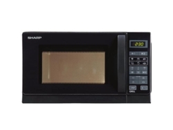 Sharp R-642Bkw Combinado Mostrador Microondas 20 L 800 W Negro