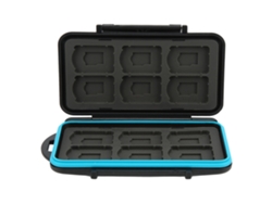 Caja De Almacenamiento Para Tarjetas De Memoria Abs Tpr Impermeable, Portátil Para Tarjetas Msd Y Ns