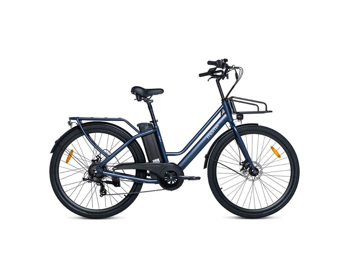 Bicicleta Eléctrica Urbana, Eas-e 28", Shimano 7 Velocidades, Frenos De Disco, Batería De Ion-litio 36v 10,4ah