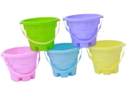 Juego De 5 Cubos De Plástico Para Niños Y Niñas,... Niñas, Coloridos Iatura