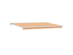 Maison Exclusive - Toldo Retráctil Amarillo Y Naranja 500 X 300 X 165 Cm