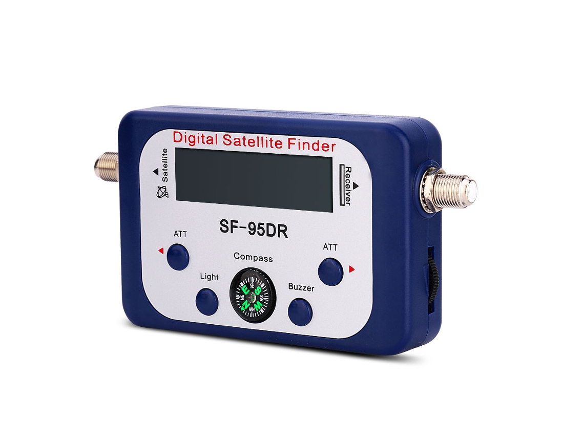 Mini buscador de satélite digital LCD (medidor de intensidad de señal, brújula)