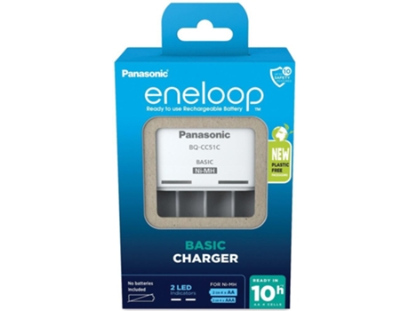 Cargador de Pilas Panasonic Eneloop BQ-CC51