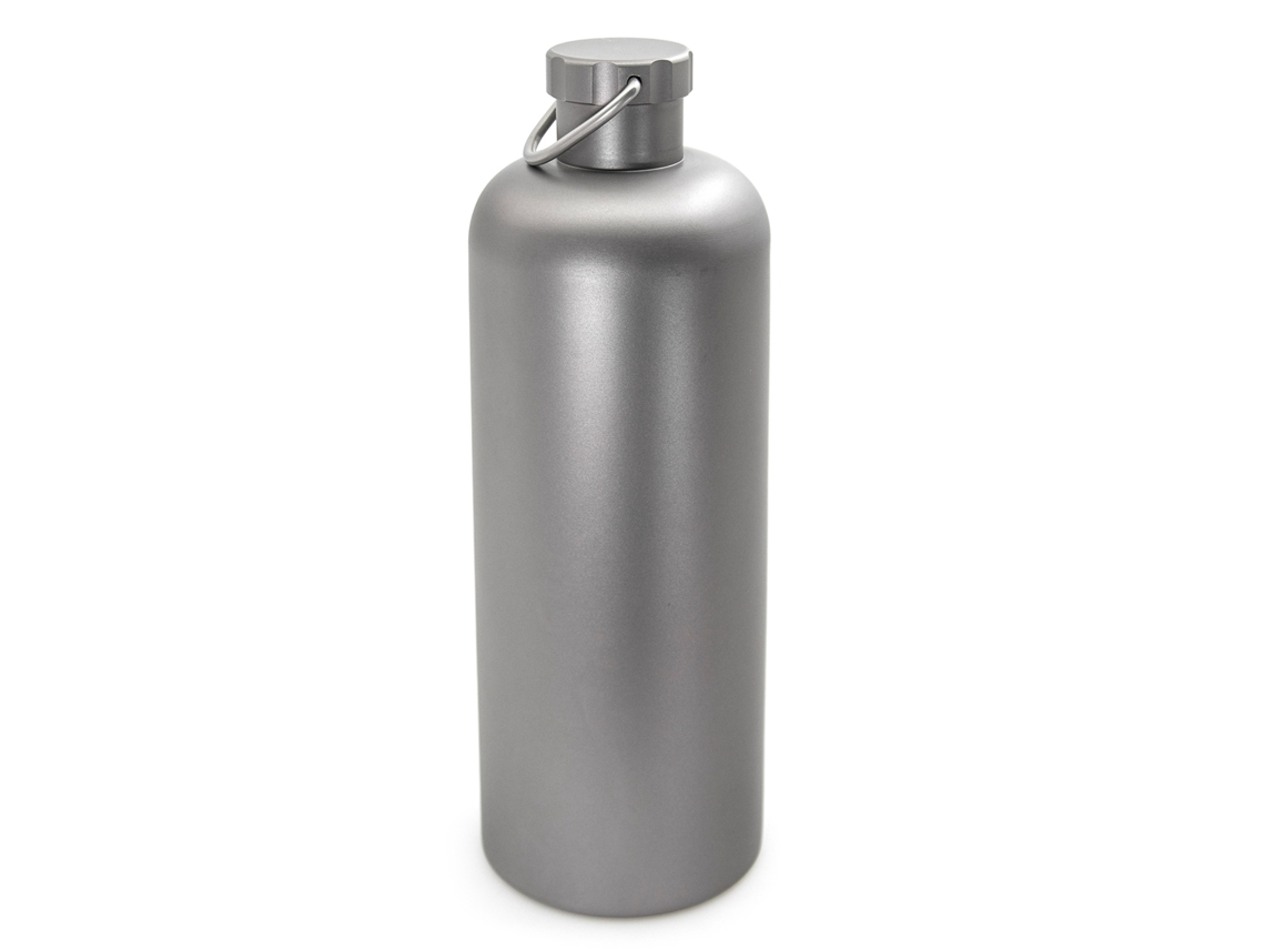 Botella De Agua De Titanio Ligera De 600 Ml Para Acampada Y Actividades Al Aire Libre, Con Un Diseño Portátil Y Duradero.