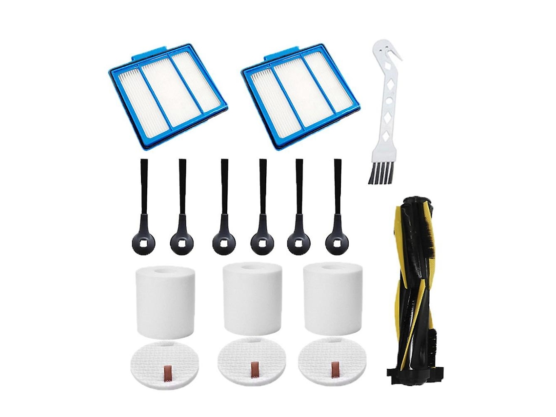 Filtro hepa da escova lateral principal para peças de robô shark iq rv1001ae rv101