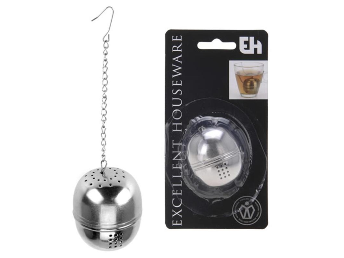 Colador bola infusiones inoxidable blister