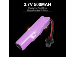 Batería Recargable Lipo De 3,7 V Y 500 Mah Con Cable De Carga Para Coche Acrobático Rc De Escala 1/28 Y 2,4 Ghz.