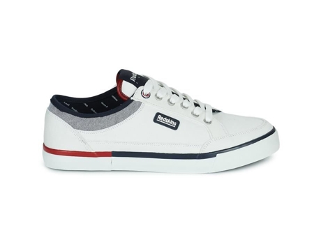 Zapatillas de Hombre REDSKINS Genial Cinza Parte Superior Baixa Conforto Tecido Blanco (43)