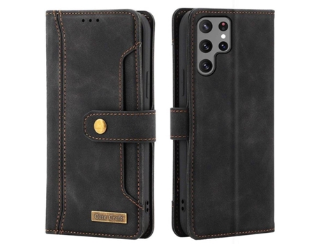 Funda Samsung Galaxy S22 Ultra HFS-HOUSE Cierre Magnético (Negro)