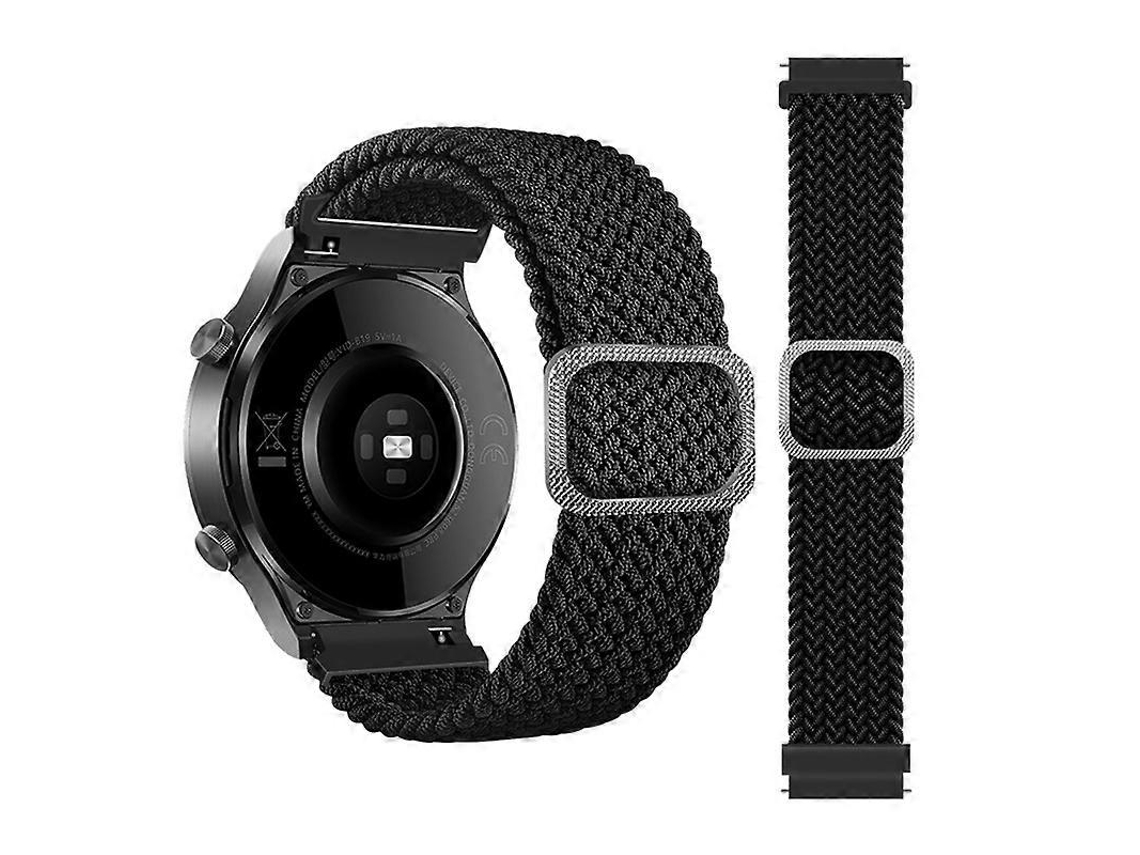 Correa ajustable y elástica de nailon trenzado para Samsung Galaxy Watch de 42 mm (arcoíris)