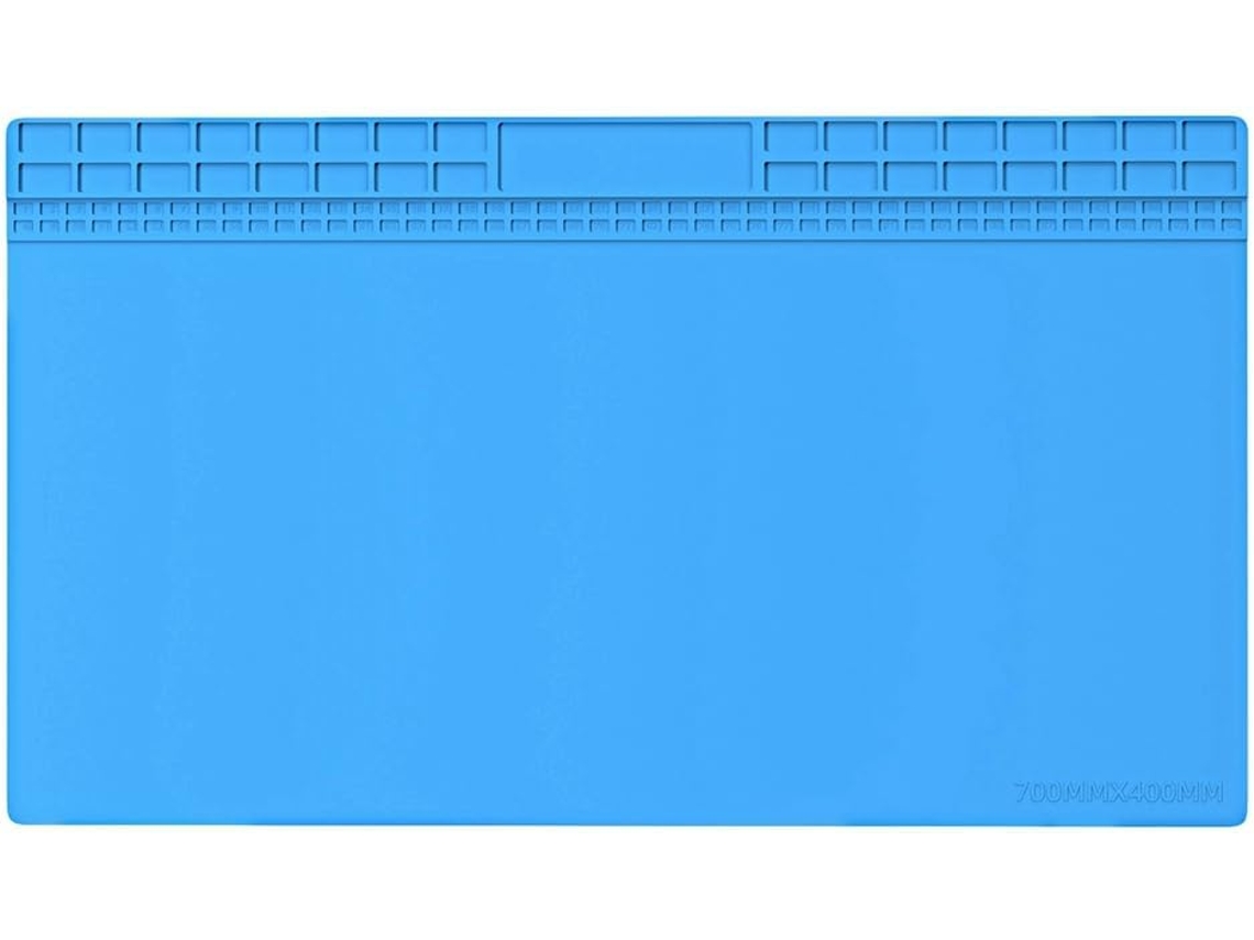 Alfombrilla De Trabajo Aislante Extragrande De Silicona Pura De 700x400 Mm.