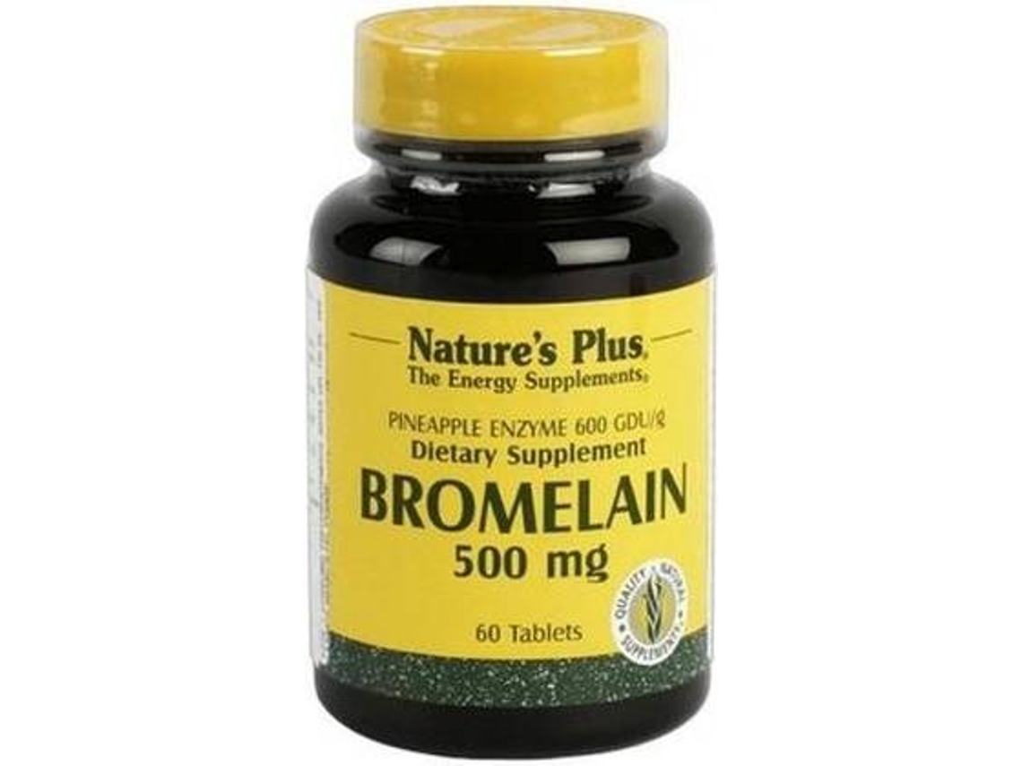 Complemento Alimentar NATURES PLUS Bromelaína (60 comprimidos de 500mg)