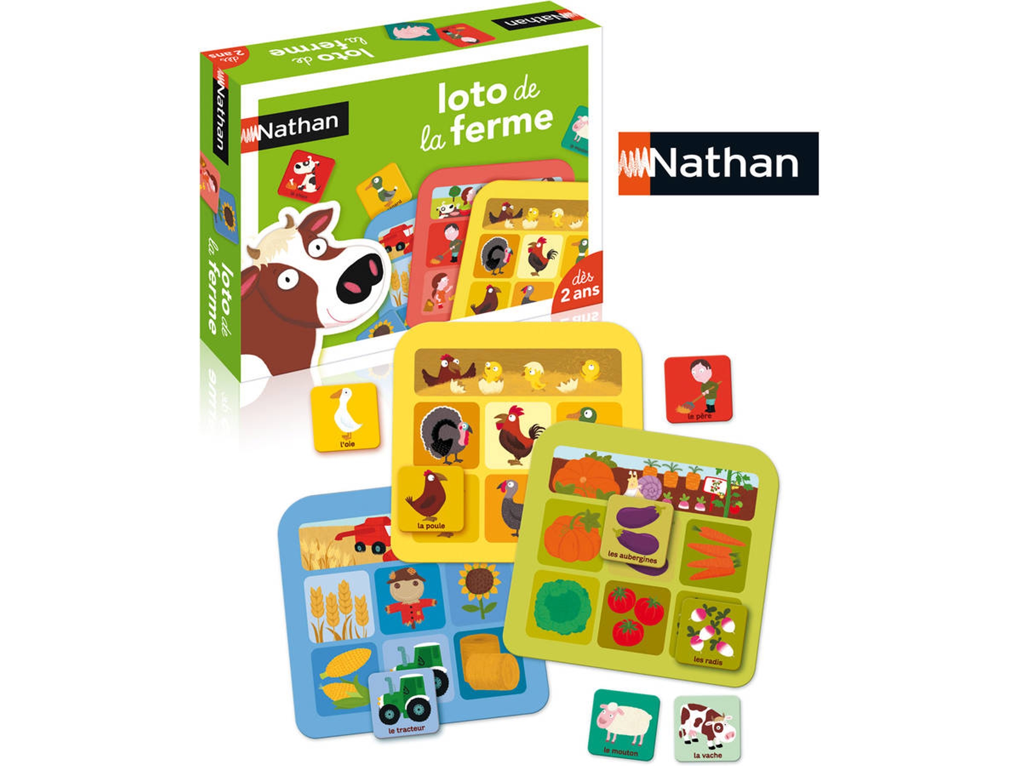 Juego de Mesa JUMBO Loto à la ferme (Idade Mínima: 4)