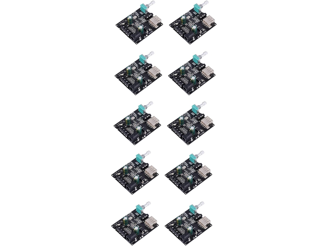 10x-c50l Placa Amplificadora De Subwoofer De Audio Estéreo De Alta Potencia Bluetooth 5.0 2x50w