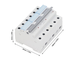 2026dz-conmutador De Transferencia Manual De Doble Potencia 400vac 3p 63a Para Rail Din 35mm Con Interbloqueo Unilateral