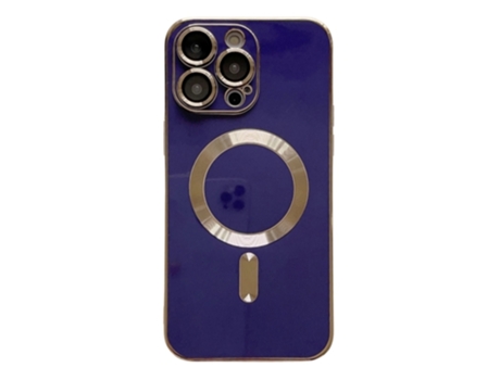 Lente para Telefono Mobile Phone Cases Magsafe Plating With para iPhone 12 Pro Max Piel Sintética