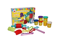 Set de plastilina creativa Playme para niños con rodillos, moldes y accesorios - Multicolor