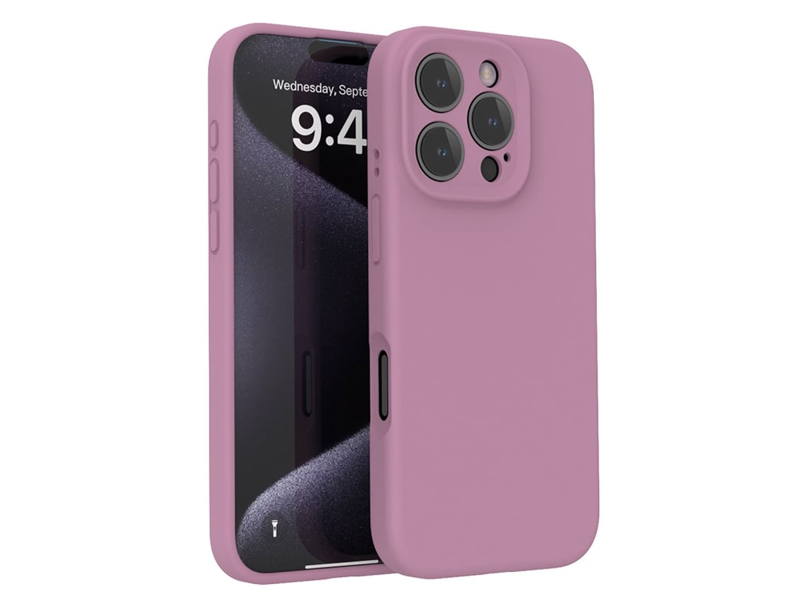 (morado, Iphone 14 Pro) Funda De Silicona Líquida Para Teléfono, Compatible Con La Serie Iphone, Protección Total De La Lente Contra Caídas.