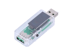 Probador Usb Digital Transparente Con Pantalla Lcd Para Cargador Android Y Voltímetro