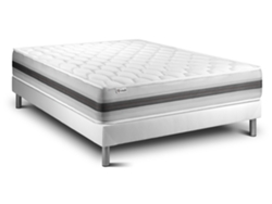 Set Recuperador De Resortes Vital 160 X 190 Cm Kit Somier Blanco