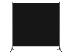 Separador LOVELY HOME con 1 Panel (Negro - 175 x 180 cm)