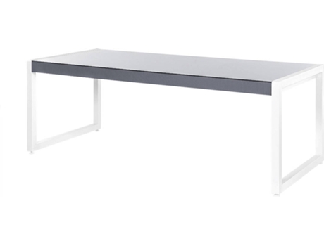 Conjunto de jardín en aluminio gris BELIANI Bacoli