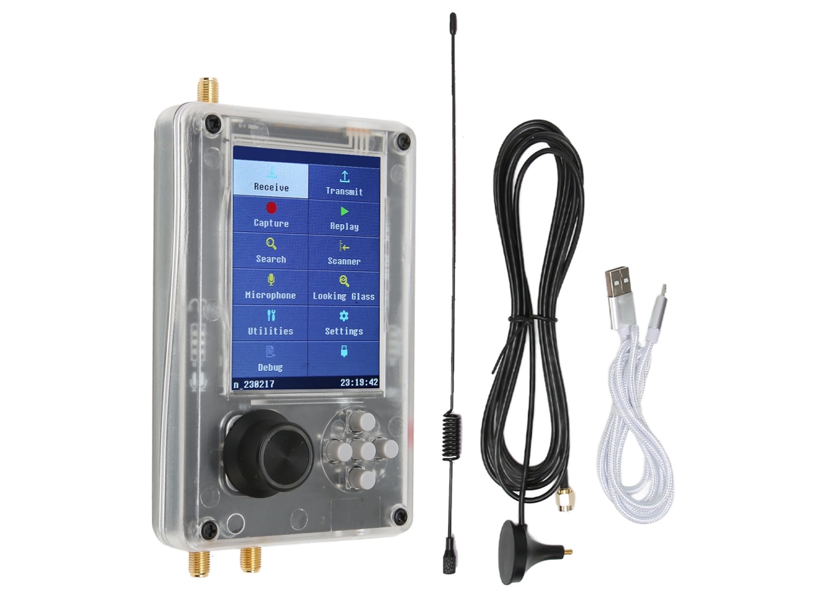 Receptor SDR con pantalla TFT de 3,2 pulgadas y batería de 2000 mAh