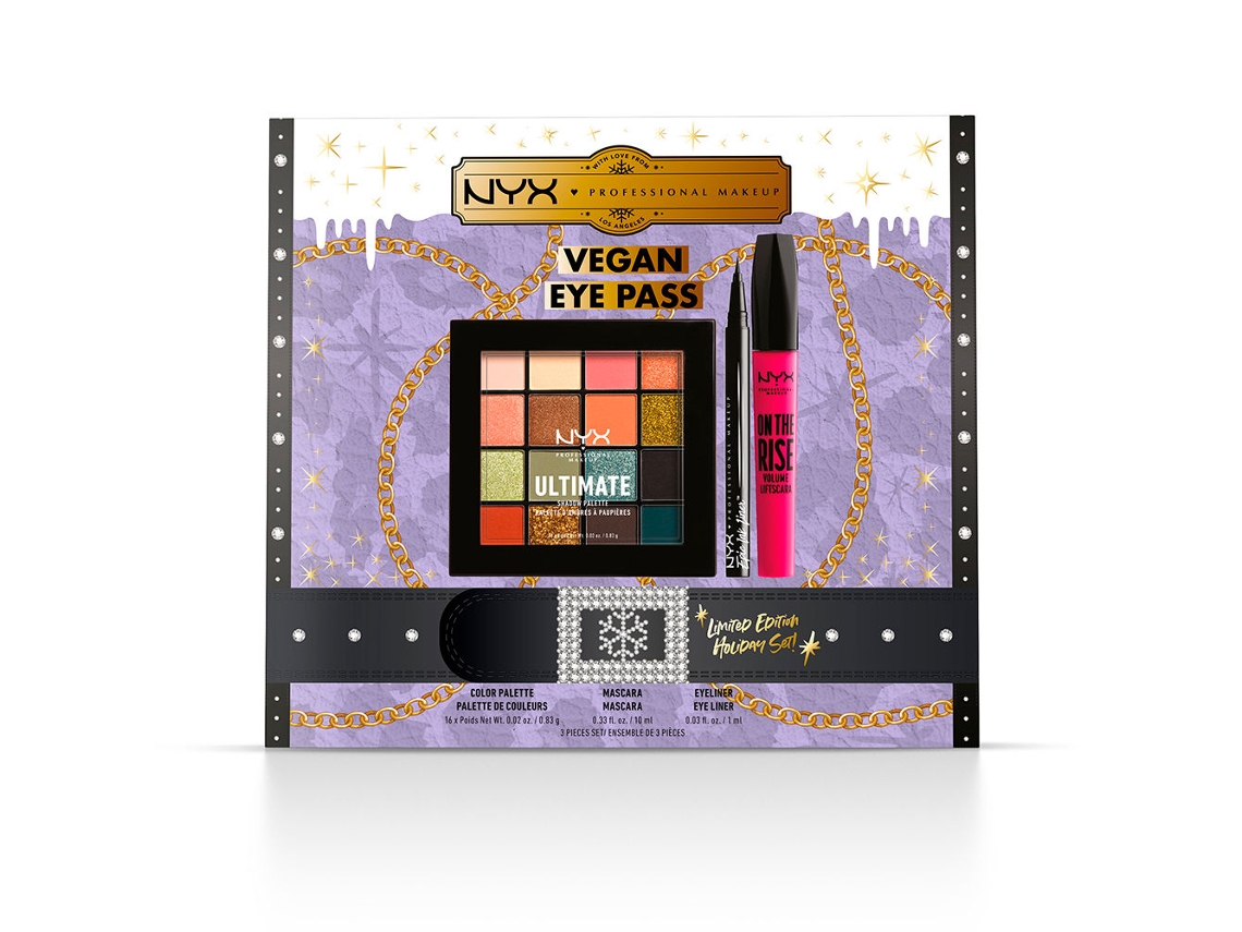 Vegan Eye Pass Limited Edition Coffret NYX PROFESSIONAL MAKEUP 3 pz