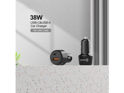Cargador para Auto GOODIS 38W (Negro)
