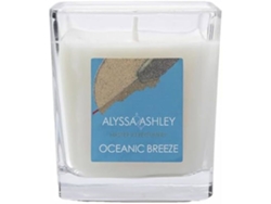 Vela perfumada Oceanic Breeze de Alyssa Ashley, 145 g, vidrio multicolor