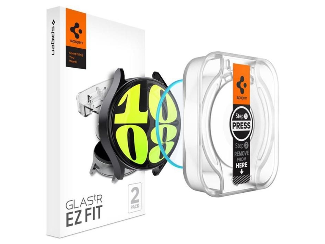 Cristal Templado Spigen Glas.tr Ez Fit Paquete Con 2 Películas De Protección En Cristal Templado Para Samsung Galaxy Watch 7 40 Mm