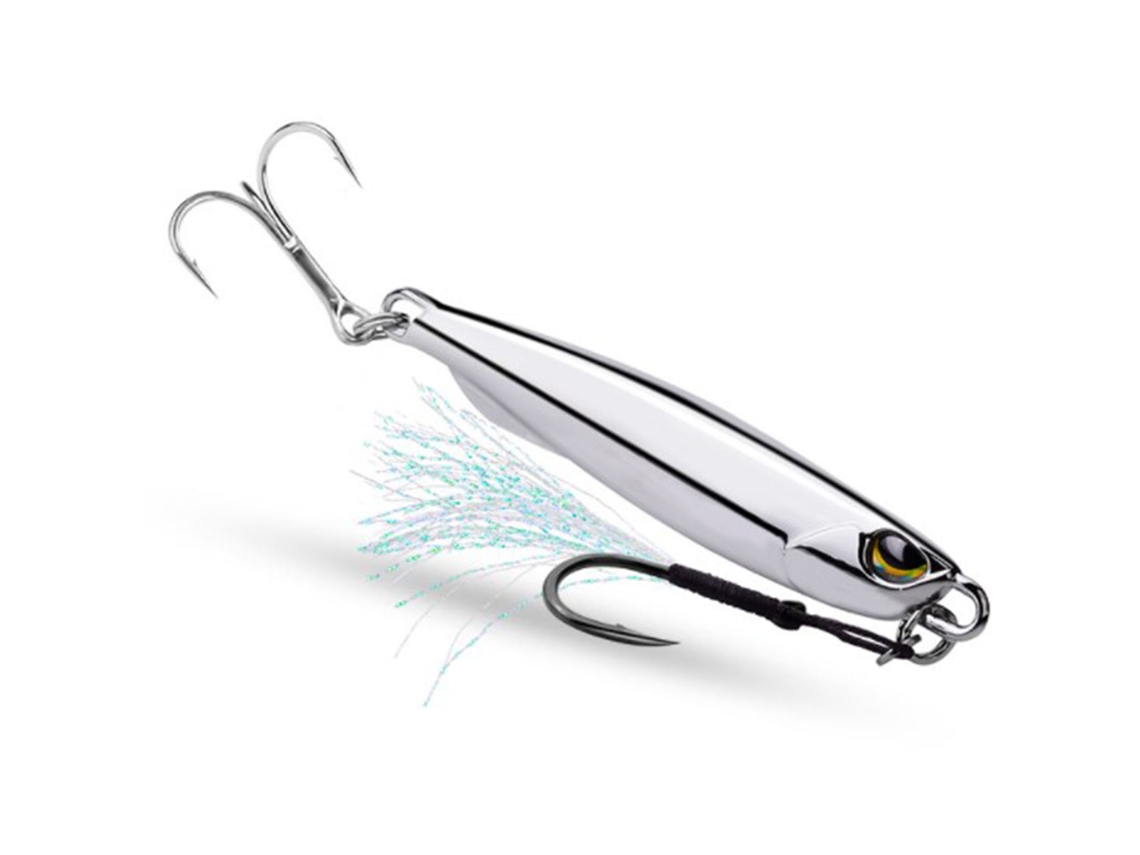 2026rebe-señuelo De Pesca Electrodepositado Con Hoja De Metal Giratoria Para Bass 40g/1.4oz Para Pesca En Hielo