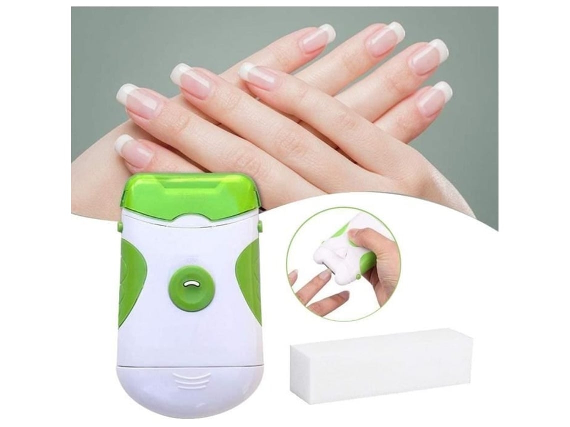 Lima de uñas eléctrica y pinzas para uñas 2 en 1, herramienta de manicura portátil para pies, muy adecuada para 664*.