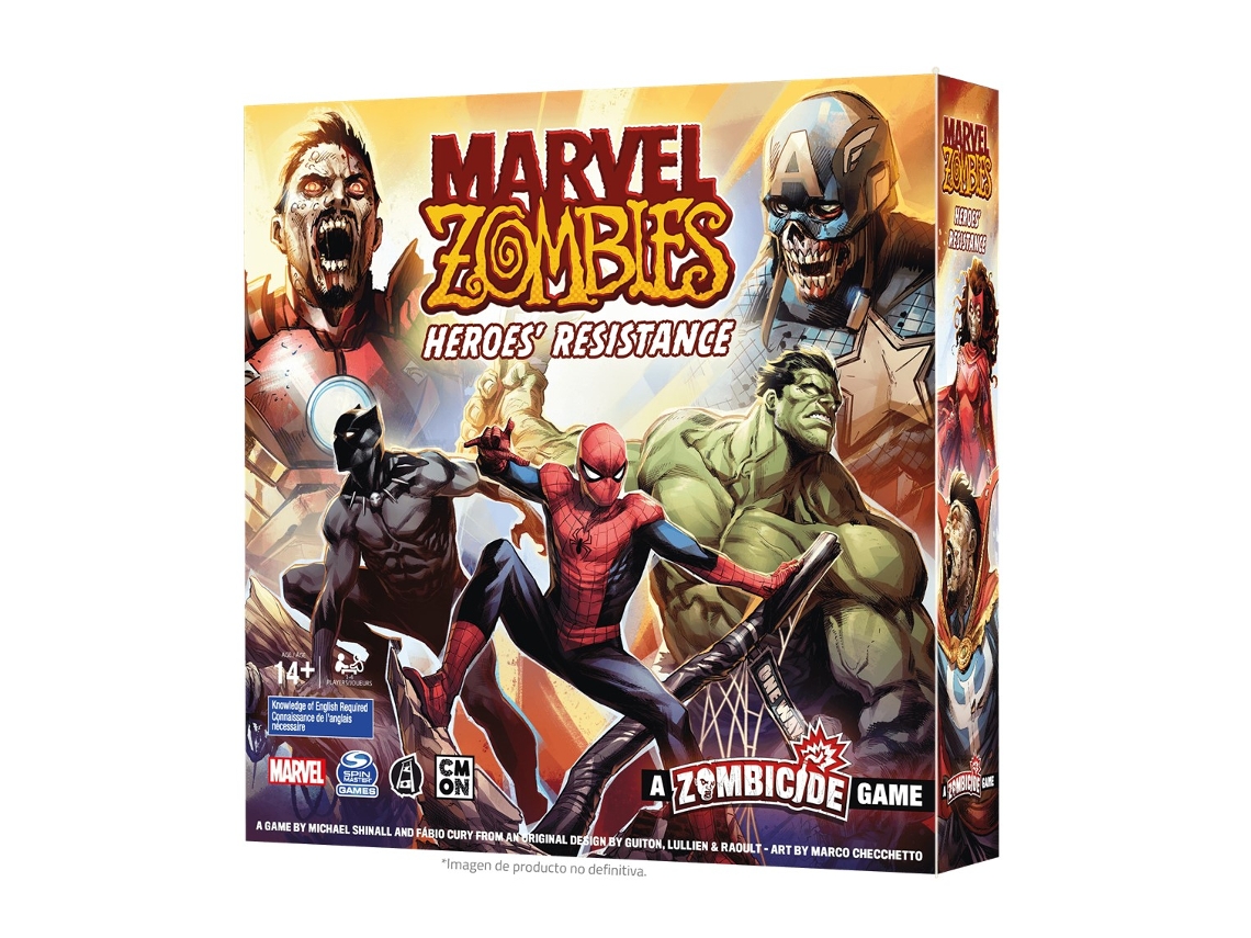 Marvel Zombie Heroes Resistance Juego de mesa Edad recomendada 14 años Juegos