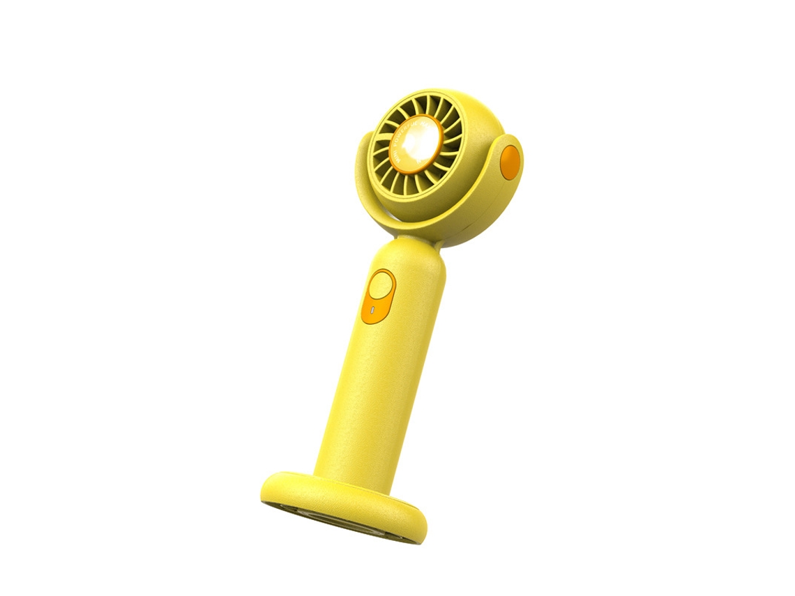 Ventilador Portátil De Mano, Recargable Usb, Modelo Mini (amarillo) Czhhmart
