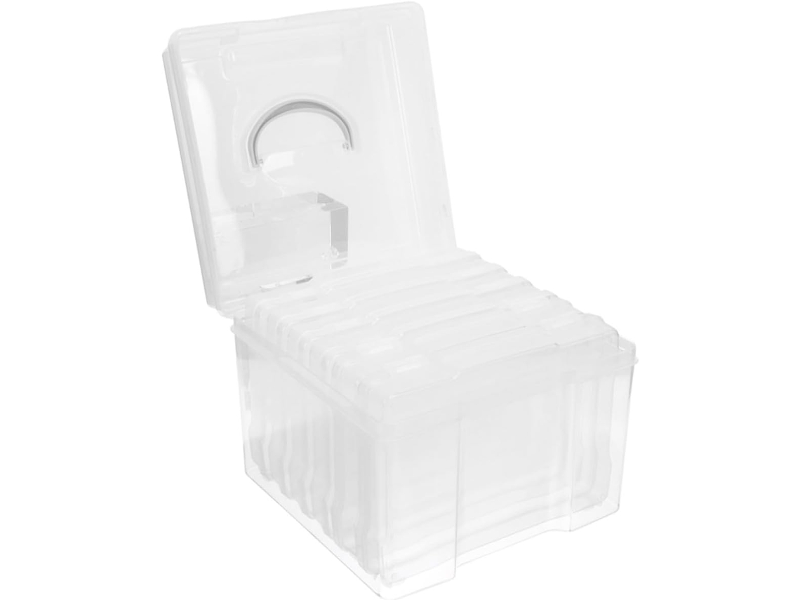 Boîte De Rangement Para Photos 4x6 Organizador Multifonctionnel Conteneur En Plástico Oficina Bien