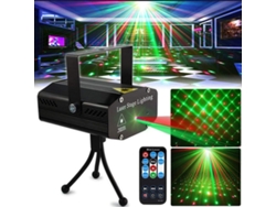 Luz de festa Disco Dj Projeção Luz de palco Mini Luz estroboscópica Controle de som com controle remoto para festa de dança GERTIZ