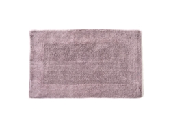 Tappeto Bagno Fazzini Di Puro Cotone Reversibile 60x110 Cuarzo Rosa