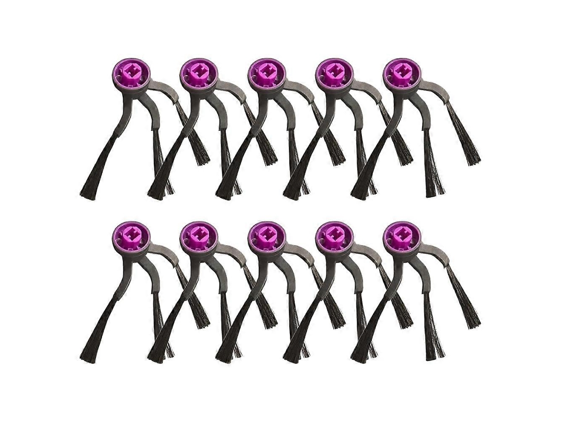 Side Brushes For V16 / J15 Ultra Self-emptying Robot Vacuum Cleaner Parts Edge Nylon Brushes 10pcs