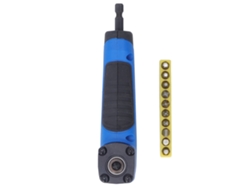 Adaptador De Ángulo Recto De 1/4 De Pulgada Para Taladro Y Destornillador Con 10 Puntas.