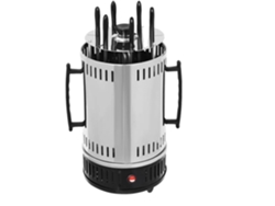 Parrilla vertical para kebab, rotación automática, asado sin grasa, color plateado OEM