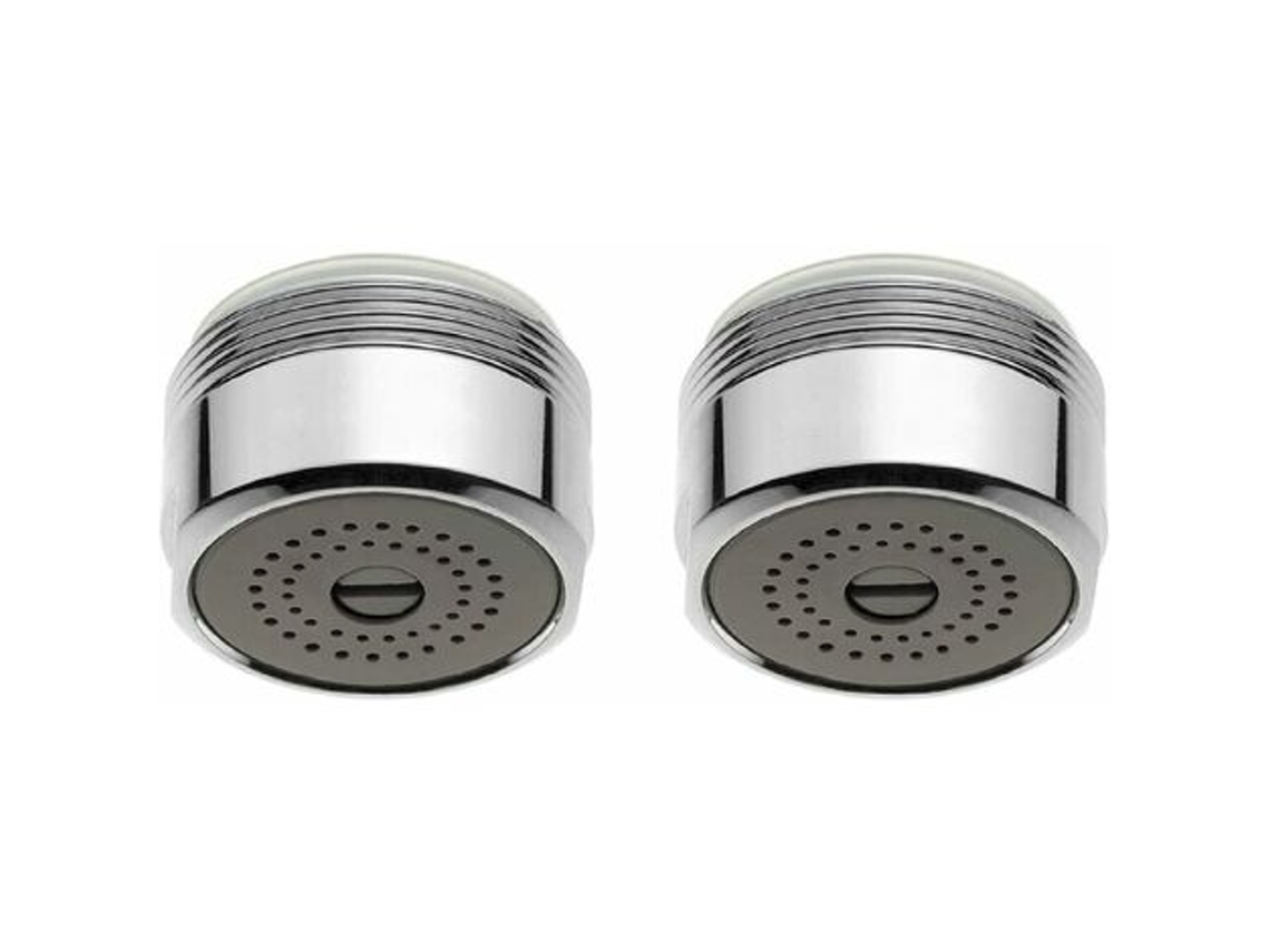 Adaptador macho-hembra de doble rosca ajustable, ahorrador de agua ciclónico de flujo aireado para grifos y boquillas de ducha, ahorra agua y energía.