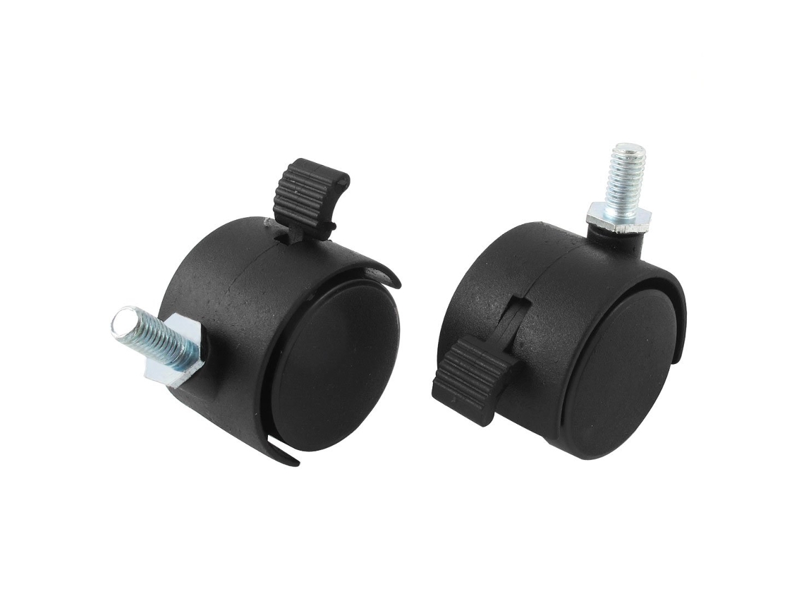 Rueda Nailon 15 Mm 471x Freno 2 Unidad Para Muebles
