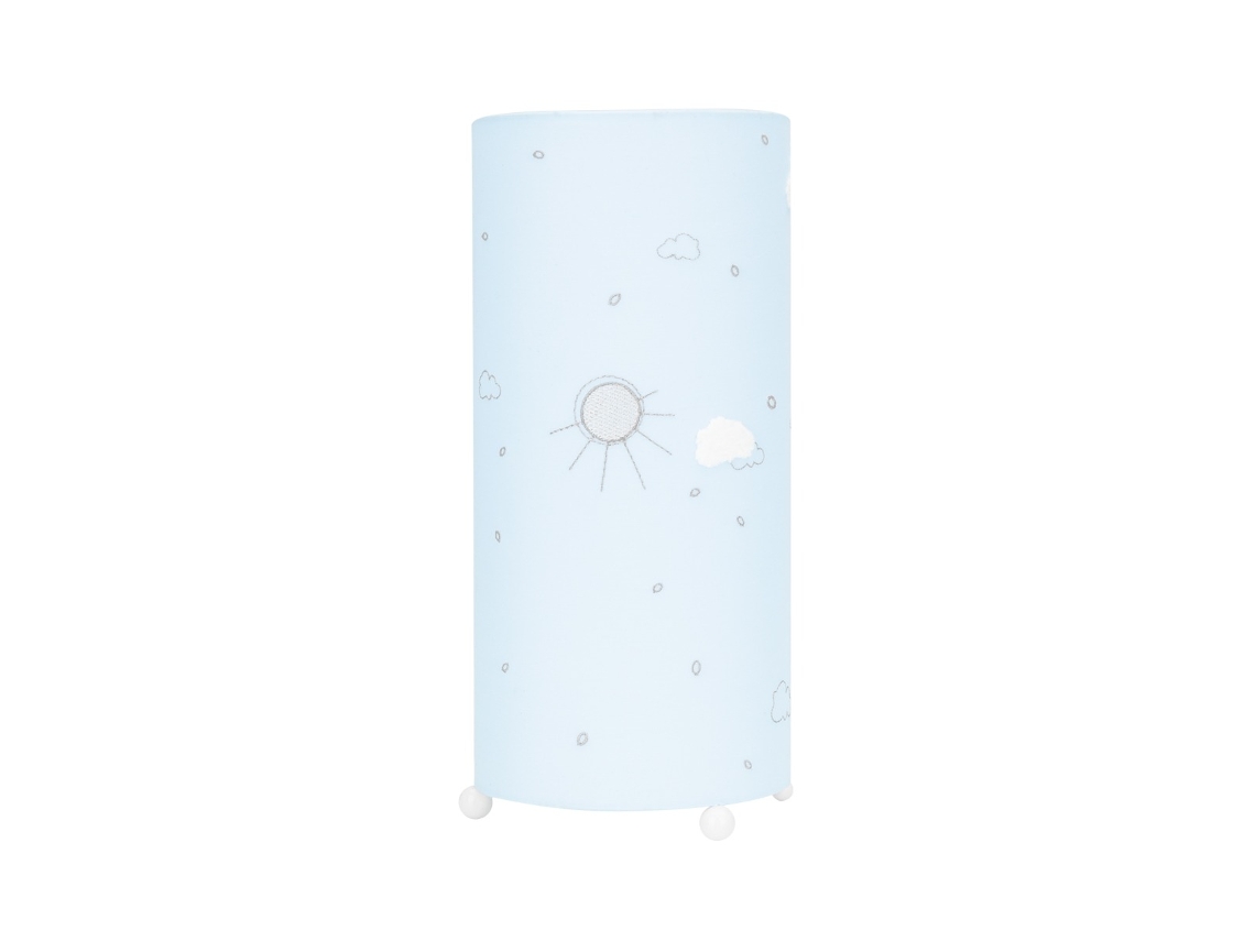 Lámpara infantil con bordado Dream Big Blue Kikkaboo