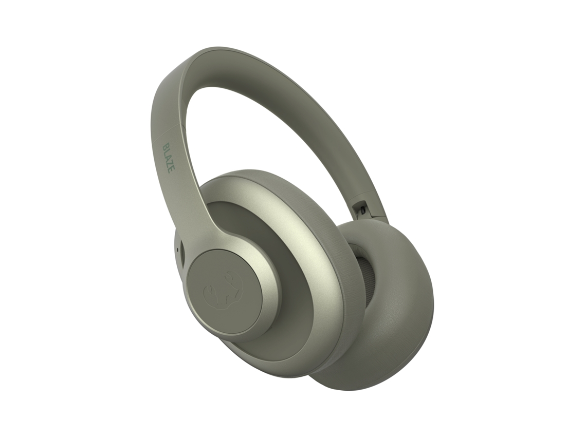 Auriculares Bluetooth FRESH 'N REBEL Clam Blaze (Over Ear - Micrófono - Verde)