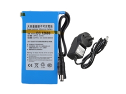 Bateria De Lítio Polimérica Recarregável Dc 12680 Com 6800mah, Interruptor Integrado E Proteção De Carga/descarga