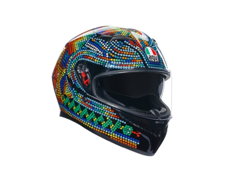 Casco integral de moto AGV K3 Rossi Winter Test 2018