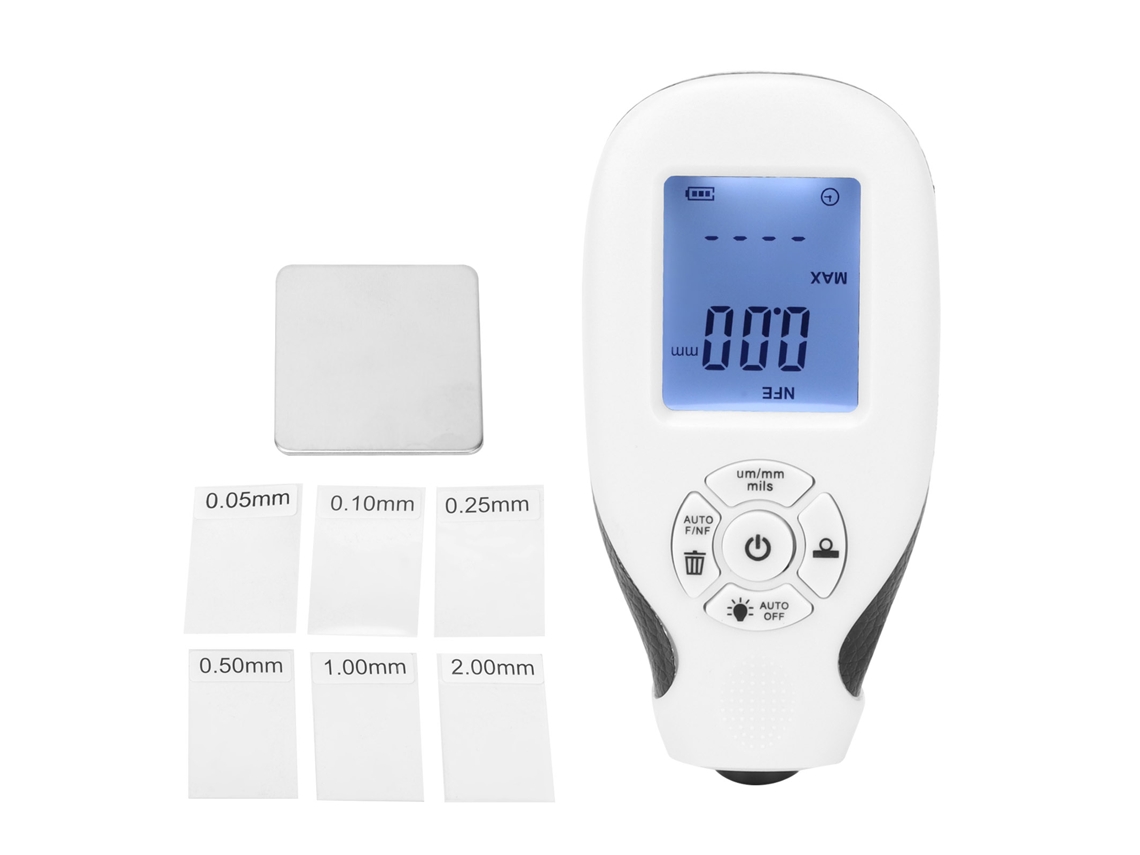 Medidor De Espesor De Recubrimiento Hw-300 Para Pintura Automotriz Y Metal Con Precisión De ±(3% + 1 Μm)